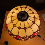 Tiffany Antique Style Table Lamp 16 inch Stained Glass Shade Home Decor UK