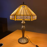 Tiffany Style Table Lamp 16 inch Stained Glass Handcraft Bedside Light Desk Lamp