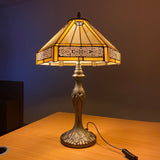 Tiffany Style Table Lamp 16 inch Stained Glass Handcraft Bedside Light Desk Lamp