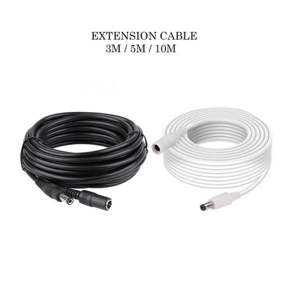 DC Power Supply Extension Cable 12V DC for CCTV Camera DVR PSU Lead 3M 5M 10M Length