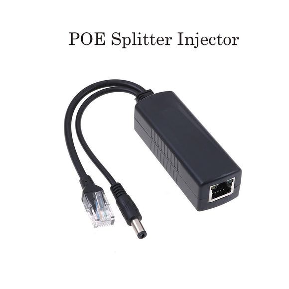 Active PoE Power Over Ethernet Splitter Adapter 48V to 12V 2Amp POE Injector